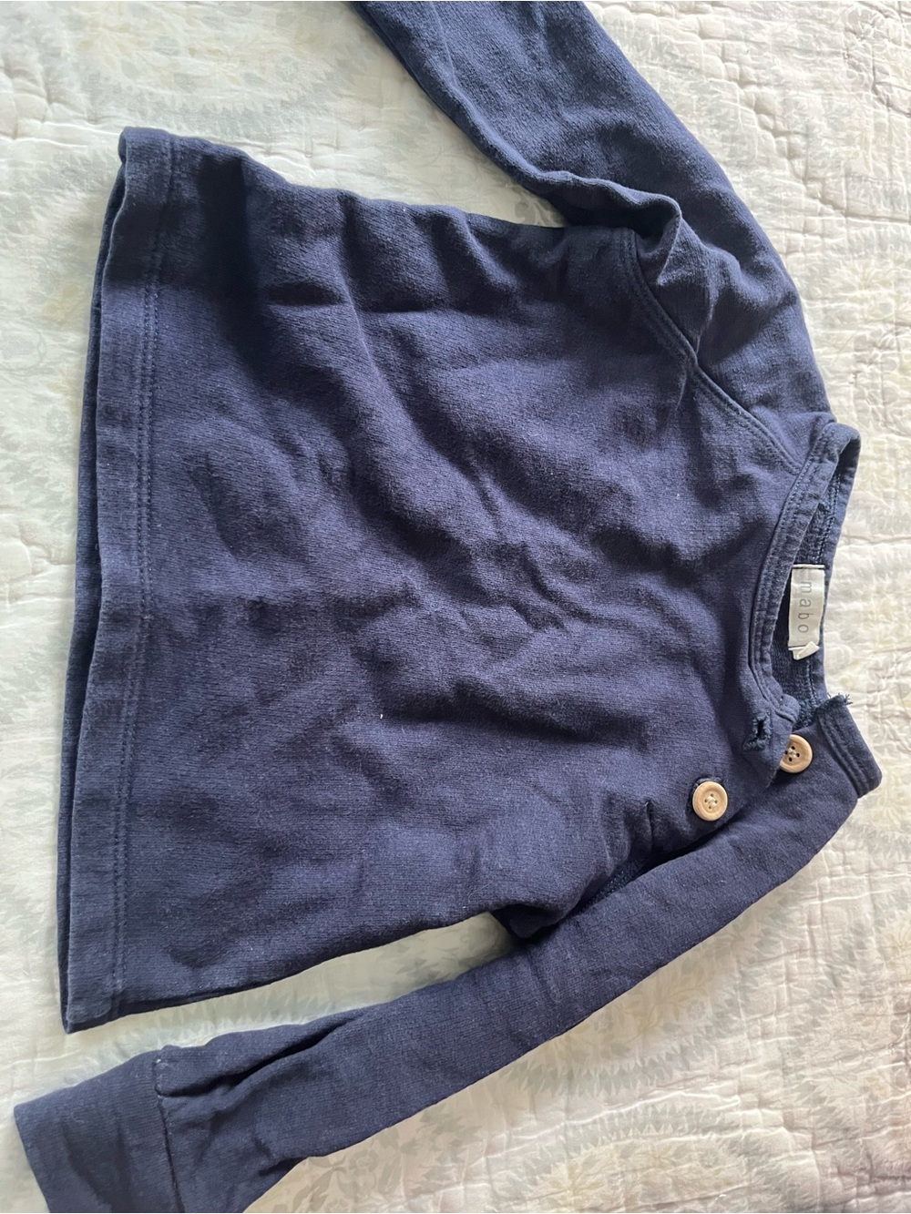 Mabo kids navy  Blue Toddler sweatshirt size 18m